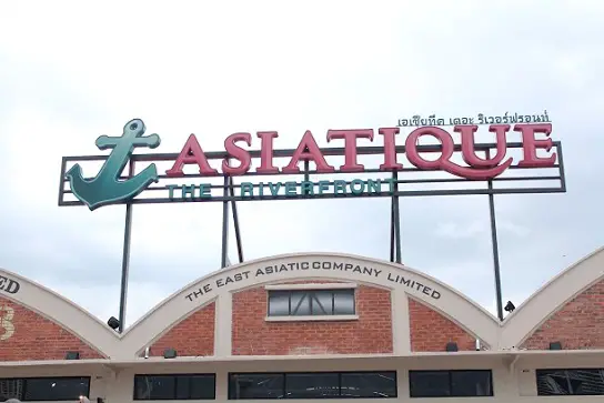 The Asiatique Welcome Sign